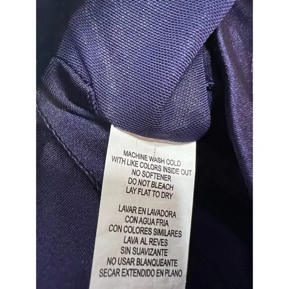 Fabletics Brinley Sports Bra Eclipse (Deep Purple) Size Medium - Picture 7 of 9